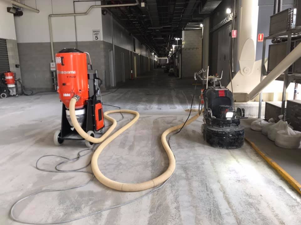 Commercial epoxy flooring project