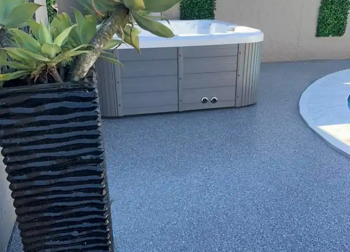 Residential pool-area coating